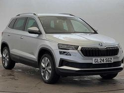 Brilliant silver metallic Used 2024 Skoda Karoq SE L SUV | £21,495 (Fair price)