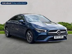 Blue Used 2022 Mercedes CLA220 AMG Line Premium Plus Sedan | £25,799 (Fair price)