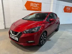 Red Used 2022 Nissan Micra Tekna Hatchback | £11,495 (Fair price)