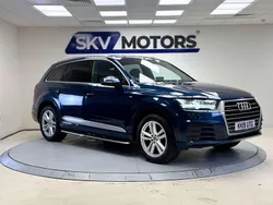 Blue Used 2019 Audi Q7 S-Line SUV | £27,455 (Super price)