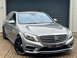 Silver Used 2014 Mercedes S500L AMG line Sedan | £16,995