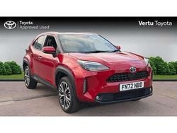 Red Used 2022 Toyota Yaris Hybrid SUV | £23,104 (A bit pricey)
