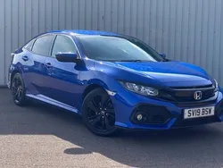 Blue Used 2019 Honda Civic SR Hatchback | £13,000 (Fair price)