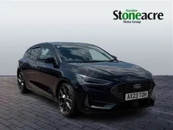 Black Used 2023 Ford Focus ST Hatchback | £25,489 (Fair price)