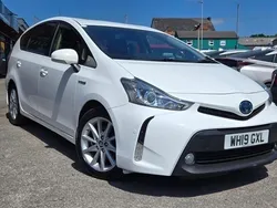 White Used 2019 Toyota Prius Plus Hatchback | £17,995 (Expensive)