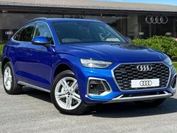Blue New 2025 Audi Q5 Sportback S-Line SUV | £47,865