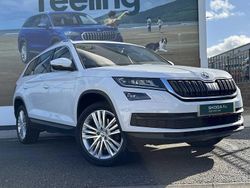 Moon white metallic Used 2017 Skoda Kodiaq SUV | £20,240 (Fair price)