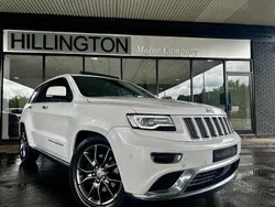 White Used 2017 Jeep Grand Cherokee Summit SUV | £15,995 (Fair price)