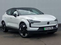 Metallic crystal white Used 2024 Volvo EX30 Plus SUV | £27,498 (A bit pricey)