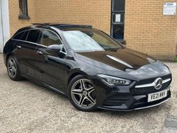 Black Used 2021 Mercedes CLA180 Shooting Brake AMG line Estate | £21,999 (Good price)