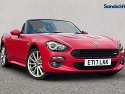 Special solid passione red Used 2016 Fiat 124 Spider Lusso Cabriolet | £11,570 (Fair price)