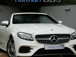 White Used 2019 Mercedes E220 AMG line Cabriolet | £21,995 (Fair price)