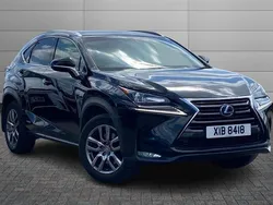 Graphite black Used 2016 Lexus NX300h Luxury Line SUV | £17,199 (Expensive)