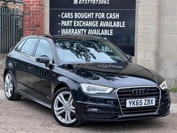 Black Used 2015 Audi A3 Sportback S-Line Hatchback | £7,995 (Fair price)