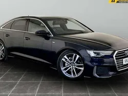 Blue Used 2021 Audi A6 S-Line Sedan | £20,495 (Super price)