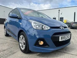 Blue Used 2015 Hyundai i10 SE Hatchback | £6,995 (Fair price)
