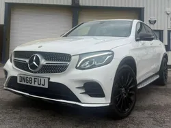 White Used 2018 Mercedes GLC220 AMG line Coupe | £22,495 (Good price)