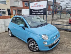 Blue Used 2015 Fiat 500 Lounge Hatchback | £4,345 (Good price)