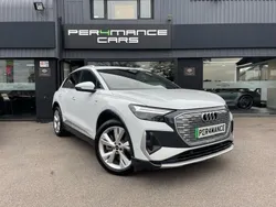 White Used 2023 Audi Q4 e-tron S-Line SUV | £27,990 (Fair price)