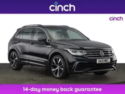 Black Used 2021 VW Tiguan R-line SUV | £21,839 (Fair price)