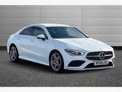 White Used 2019 Mercedes CLA200 AMG line Coupe | £20,777 (Fair price)