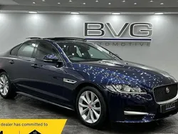 Blue Used 2017 Jaguar XF R-Sport Sedan | £9,994 (Good price)