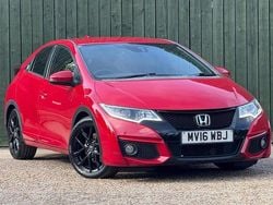 Red Used 2016 Honda Civic Sport Hatchback | £6,250 (Fair price)