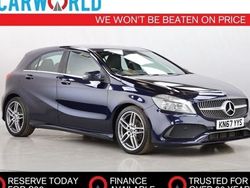 Blue Used 2017 Mercedes A200 AMG line Hatchback | £11,790 (Fair price)
