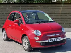 Red Used 2014 Fiat 500 Lounge Hatchback | £5,495 (Fair price)