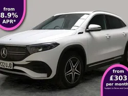 White Used 2022 Mercedes EQA250 AMG line SUV | £21,250 (Fair price)