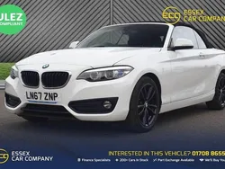 White Used 2017 BMW 218 Sport Line Cabriolet | £12,395 (Fair price)