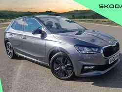 Graphite grey metallic body / black magic pearl effect roof Used 2023 Skoda Fabia Colour Edition Hatchback | £15,200 (Fair price)