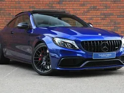 Blue Used 2018 Mercedes C63 AMG Premium Coupe | £39,989 (Fair price)