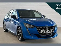 Blue Used 2022 Peugeot 208 Allure Premium Hatchback | £13,629 (Fair price)