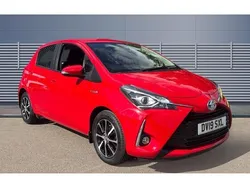 Red Used 2019 Toyota Yaris Hybrid Hatchback | £12,000 (Fair price)