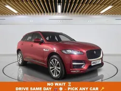 Red Used 2018 Jaguar F-Pace R-Sport SUV | £16,149 (Fair price)