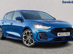 Blue Used 2023 Ford Focus ST-Line X Hatchback | £14,989 (Fair price)
