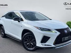 White Used 2019 Lexus RX450h Sport Line SUV | £25,890 (Expensive)