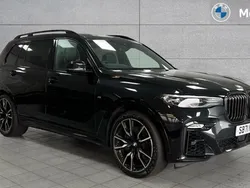 Black sapphire Used 2022 BMW X7 M Sport SUV | £51,845