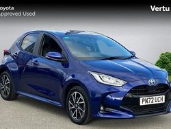 Blue Used 2022 Toyota Yaris Hybrid Design Hatchback | £16,412 (Fair price)