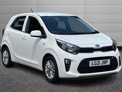 White Used 2021 Kia Picanto 2 Hatchback | £9,350 (Fair price)
