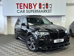 Black Used 2021 BMW X7 M Sport SUV | £49,795 (Fair price)
