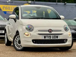 White Used 2019 Fiat 500 Lounge Hatchback | £6,995 (Fair price)