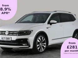 White Used 2021 VW Tiguan Allspace R-line SUV | £19,490 (Good price)