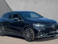 Obsidian black metallic Used 2024 Mercedes EQE350 AMG line Estate | £47,934 (Super price)