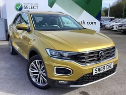 Tumeric yellow Used 2019 VW T-Roc SEL SUV | £16,750 (Fair price)