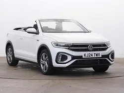 White Used 2024 VW T-Roc Cabriolet R-line Cabriolet | £29,989 (Fair price)