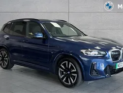 Phytonic blue metallic paint Used 2022 BMW iX3 M Sport SUV | £27,789 (Good price)