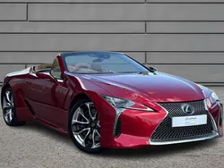 Red Used 2023 Lexus LC 500 Sport Line Cabriolet | £92,950