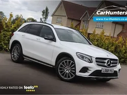 White Used 2018 Mercedes GLC250 AMG line SUV | £20,495 (Good price)